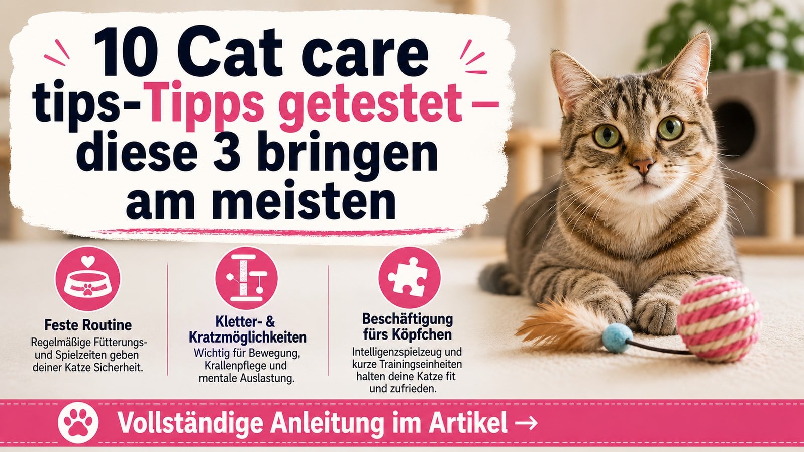 10 Cat care tips-Tipps getestet — diese 3 bringen am meisten