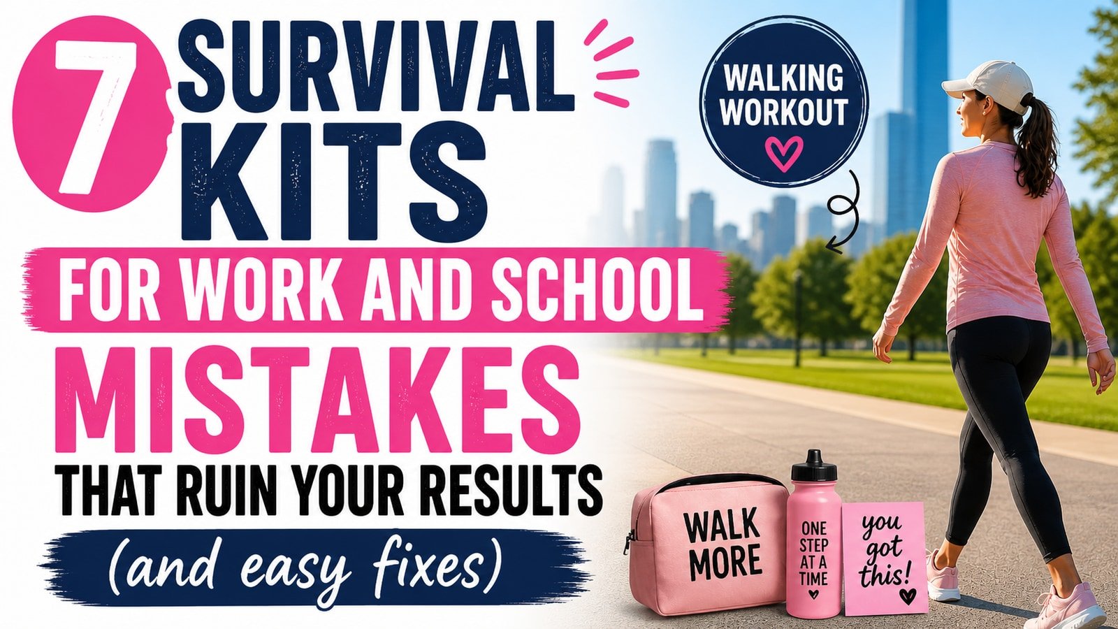 7 Survival Kits for Work and School mistakes that ruin your results (and easy fixes)