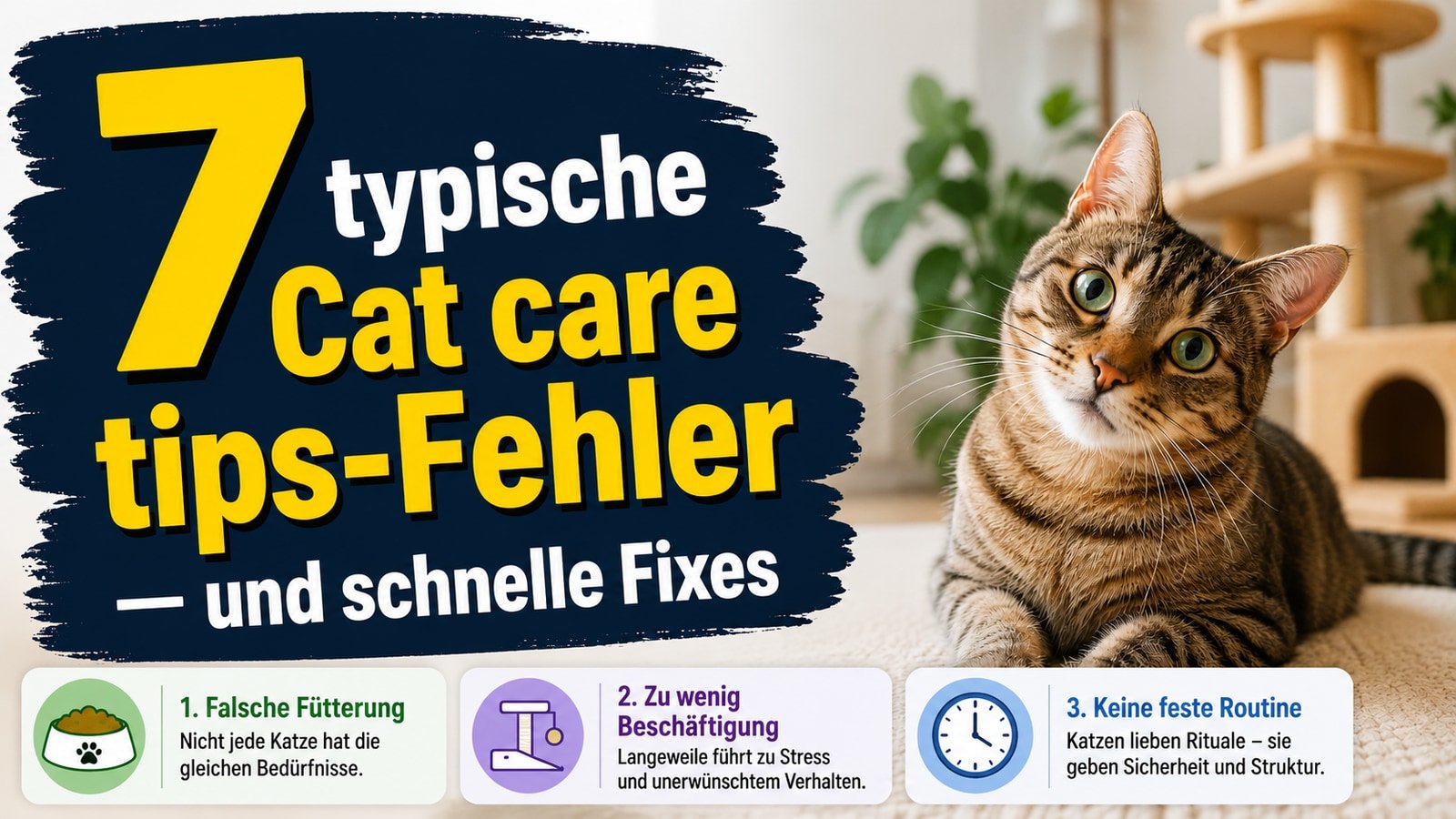 7 typische Cat care tips-Fehler — und schnelle Fixes