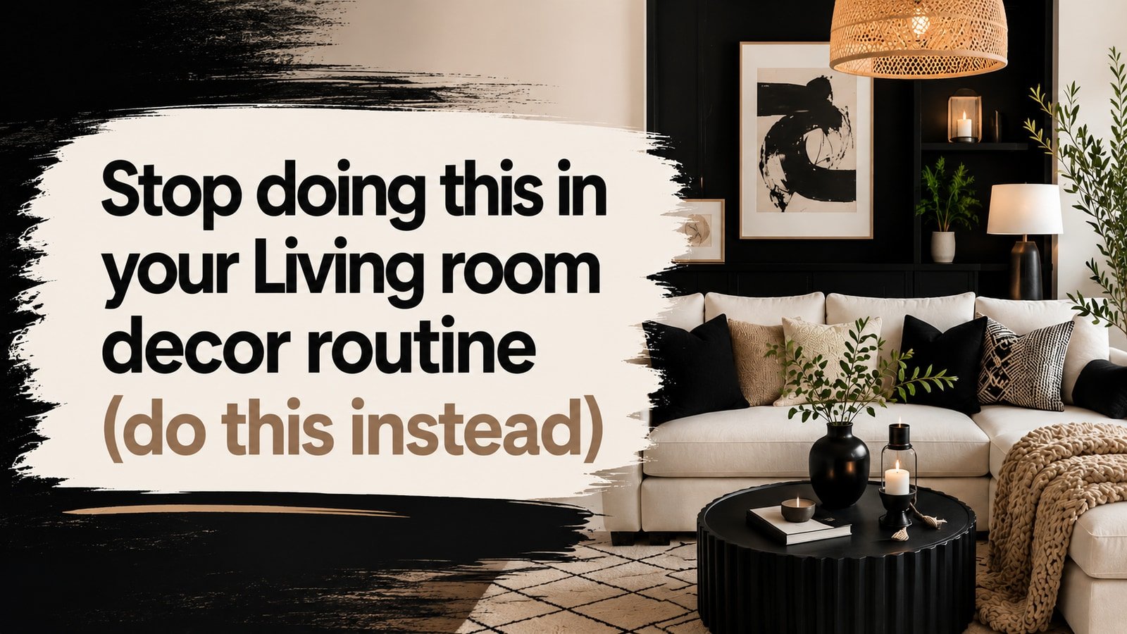 Stop doing this in your Living room decor routine (do this instead)