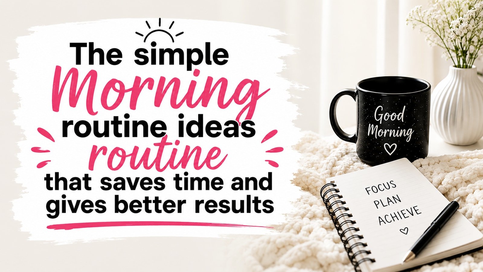 The simple Morning routine ideas routine that saves time and gives better results