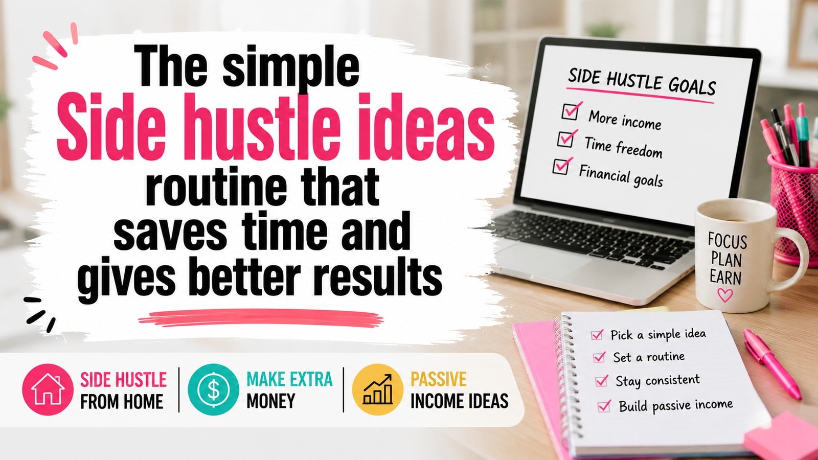 The simple Side hustle ideas routine that saves time and gives better results