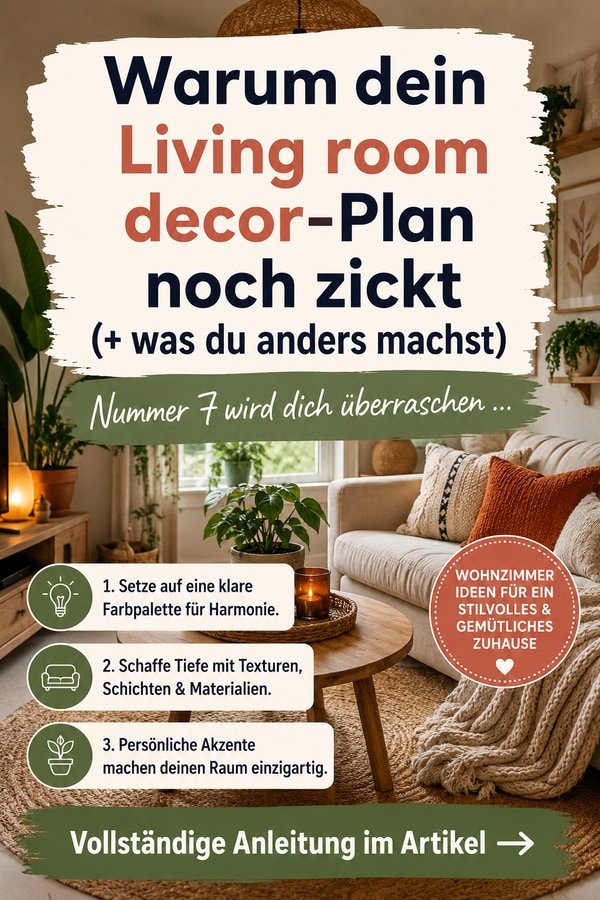 Warum dein Living room decor-Plan noch zickt (+ was du anders machst)