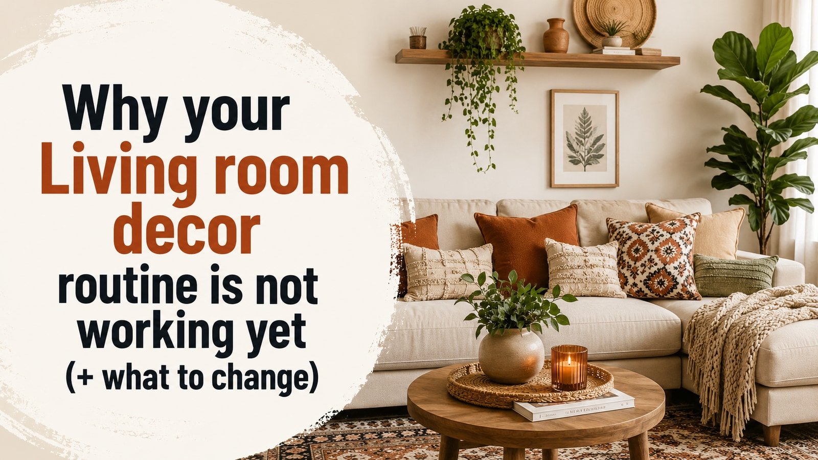 Why your Living room decor routine is not working yet (+ what to change)