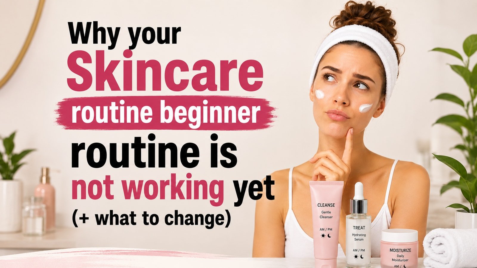 Why your Skincare routine beginner routine is not working yet (+ what to change)
