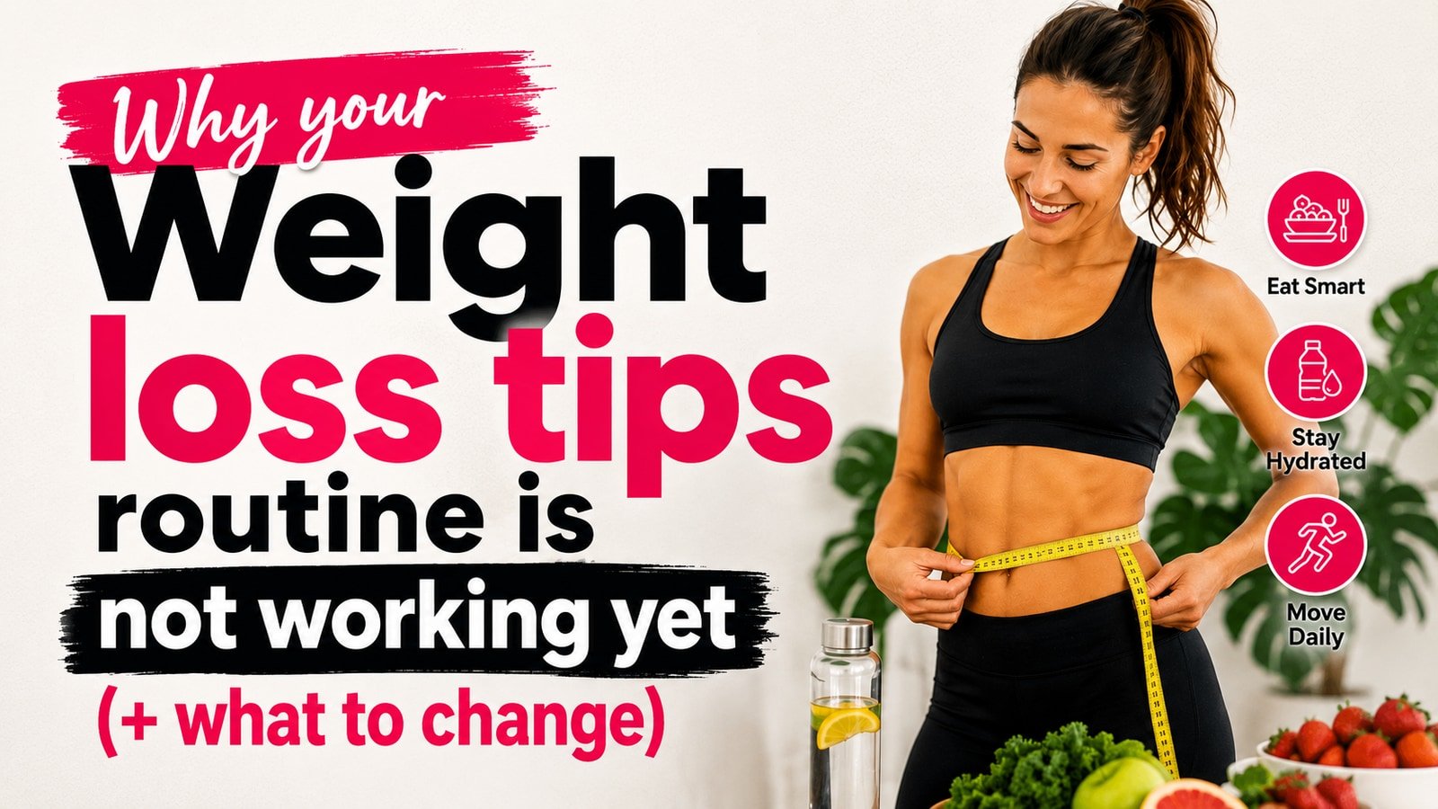 Why your Weight loss tips routine is not working yet (+ what to change)